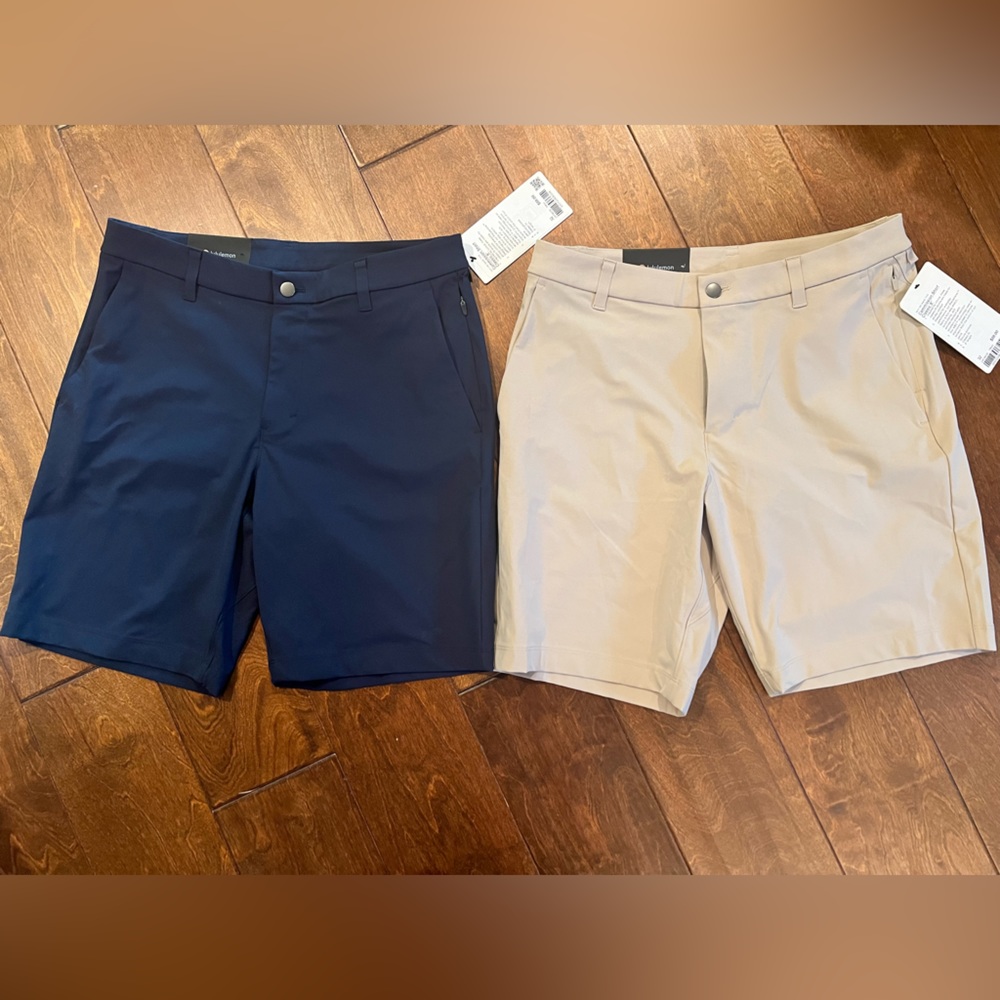 Lululemon Commission Shorts. TWO PAIRS Brand New with tags. Size 32